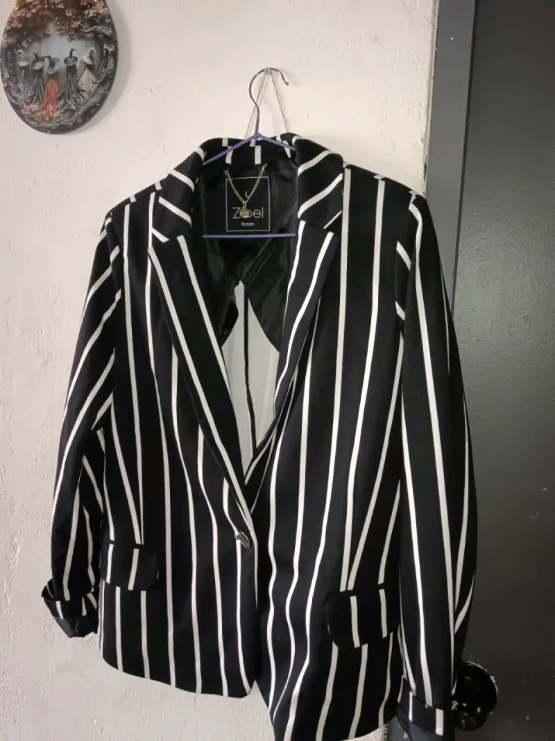 Chaqueta de mujer estampado pata de gallo - 4