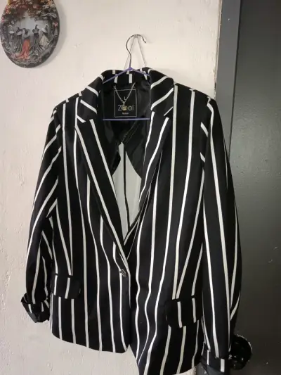 Chaqueta de mujer estampado pata de gallo - miniatura 4