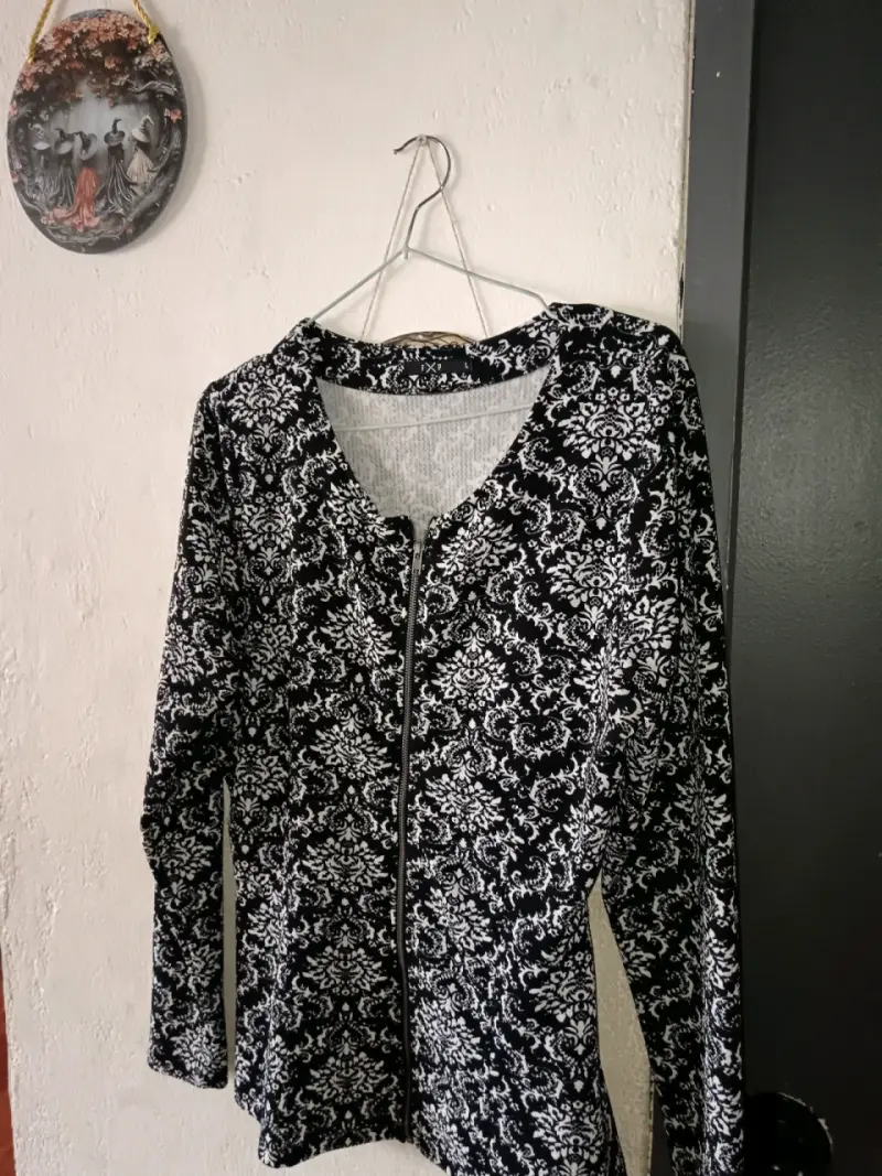 Chaqueta de mujer estampado pata de gallo - 5