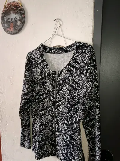 Chaqueta de mujer estampado pata de gallo - miniatura 5