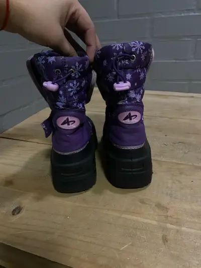 Botas de nieve para niña color morado - miniatura 2