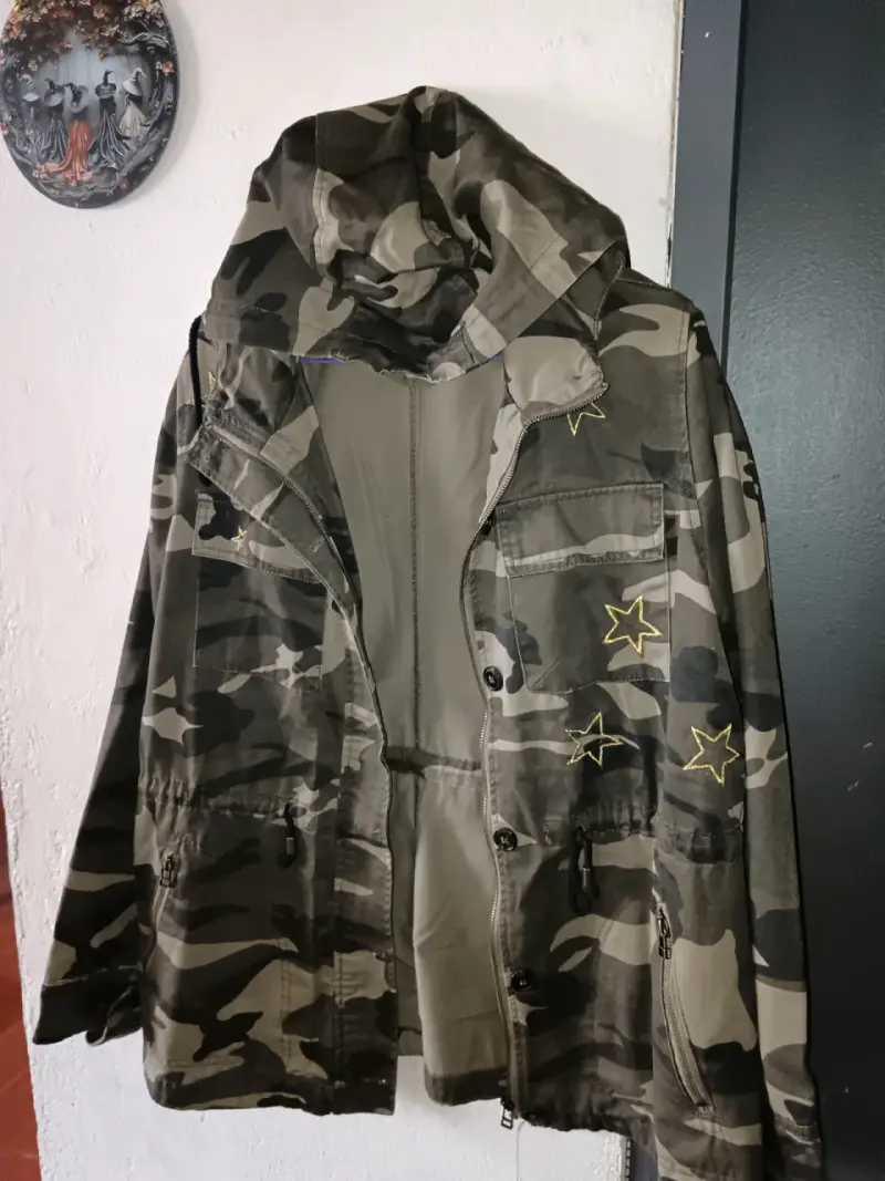 Chaqueta de lana FIP burdeos con botones grandes - 6
