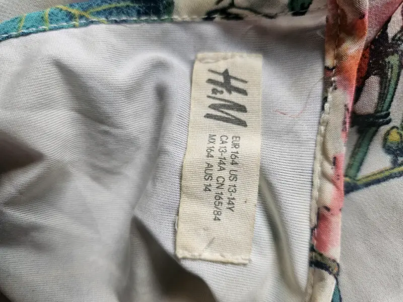 Vestido floral con estampado de pájaros H&M - 2