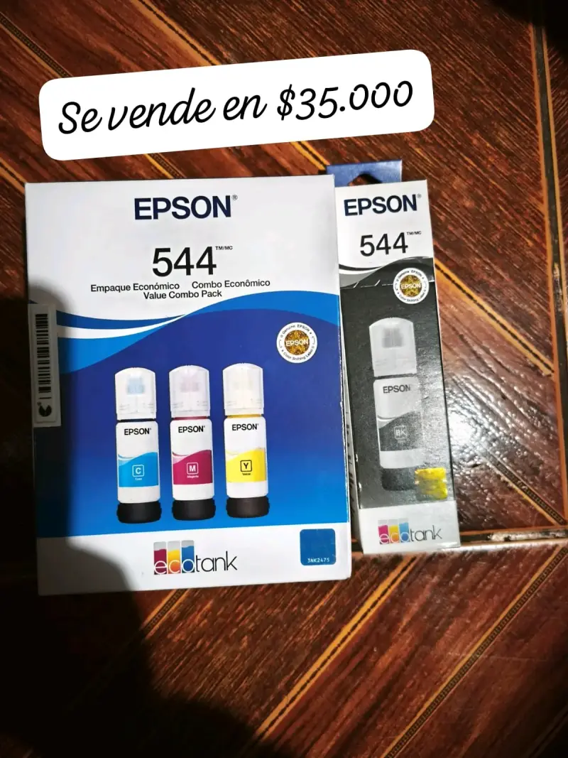 Pack de Tintas Epson 544 y 504 EcoTank - 1