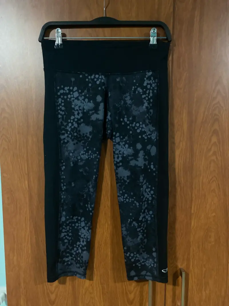 Leggings deportivos Champion estampados negros - 1