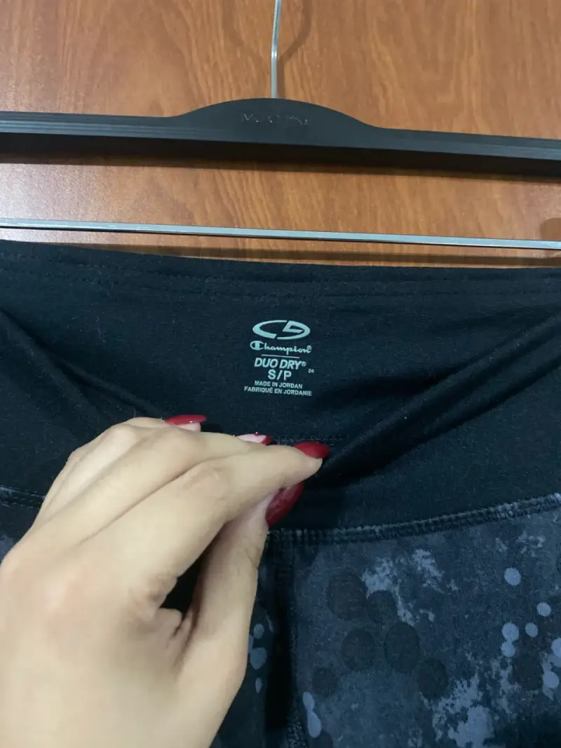 Leggings deportivos Champion estampados negros - 3