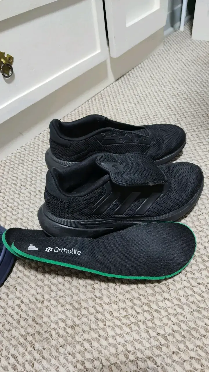 Zapatillas deportivas negras Adidas Ortholite - 1