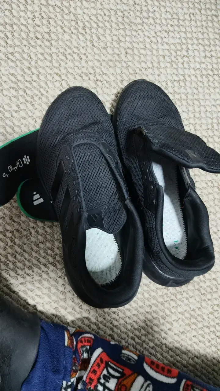 Zapatillas deportivas negras Adidas Ortholite - 3