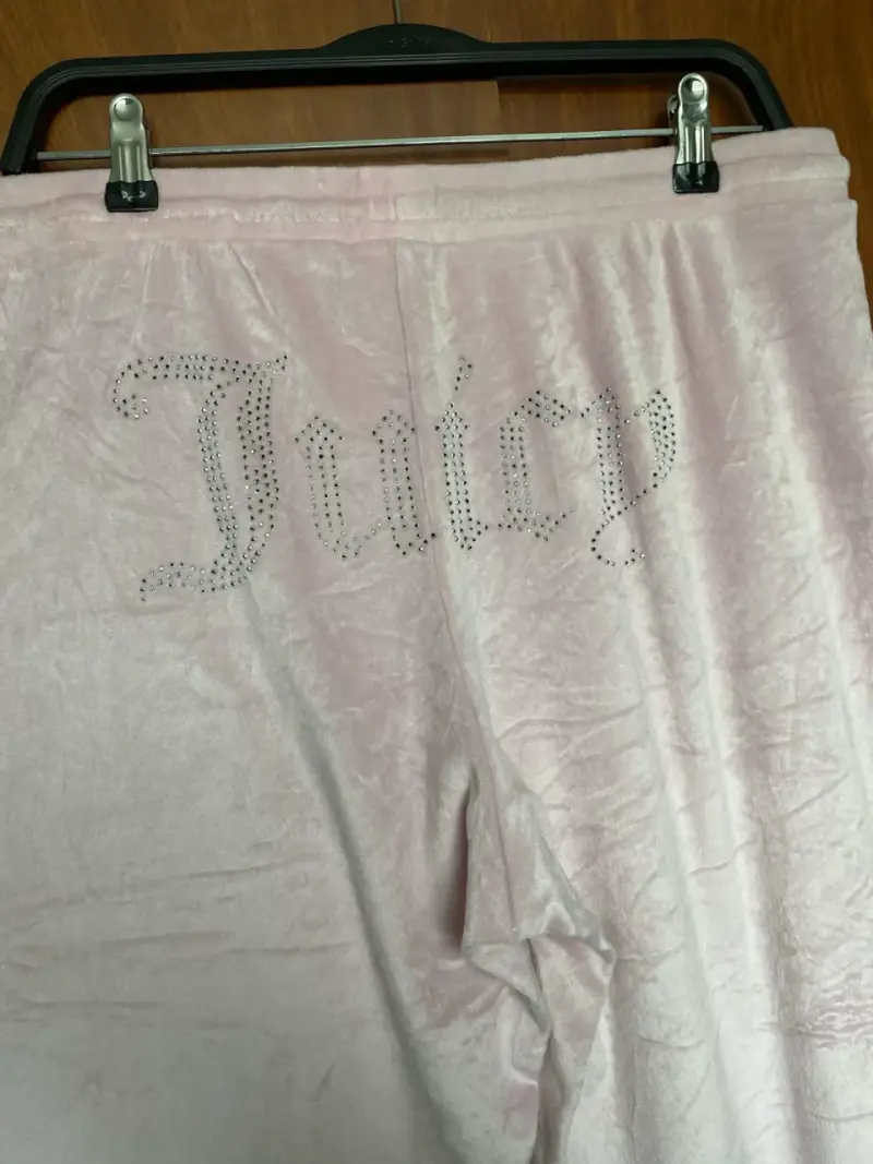 Pantalones de terciopelo rosa Juicy Couture - 4