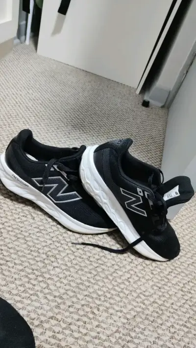 Zapatillas deportivas negras New Balance Fresh Foam - miniatura 4
