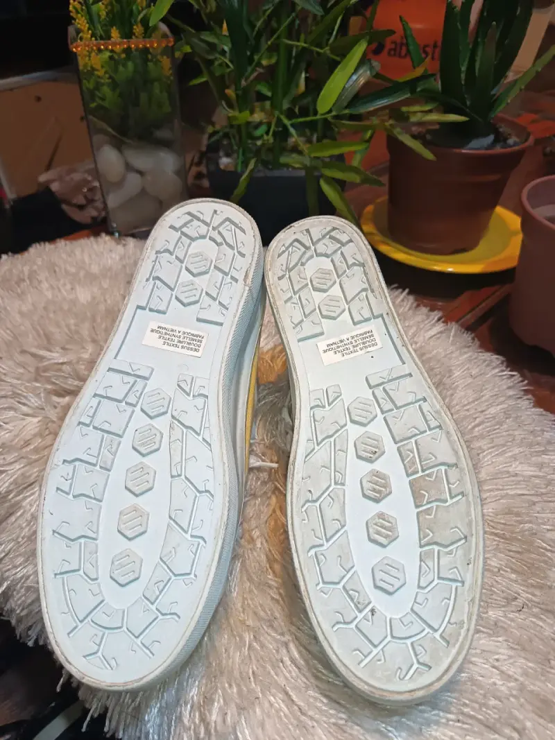 Zapatillas deportivas amarillas con plataforma - 6