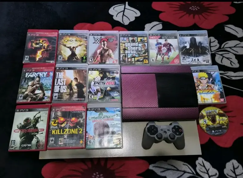 Consola PS3 con juegos y control - 3
