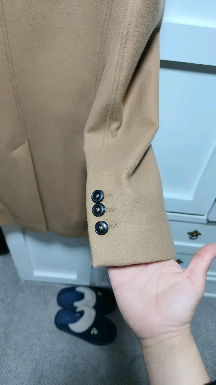 Abrigo de lana camel Zara para hombre - 4