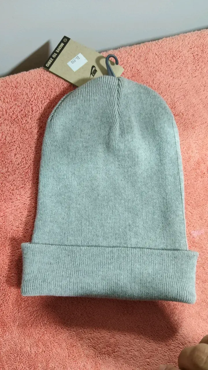 Gorro de lana gris Nike unisex - 3