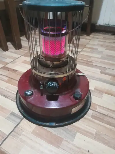 Estufa a parafina portátil roja - miniatura 2