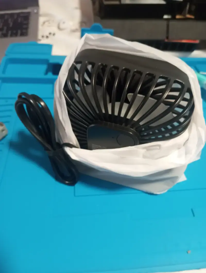 Ventilador portátil USB TOPK con 3 velocidades - 2