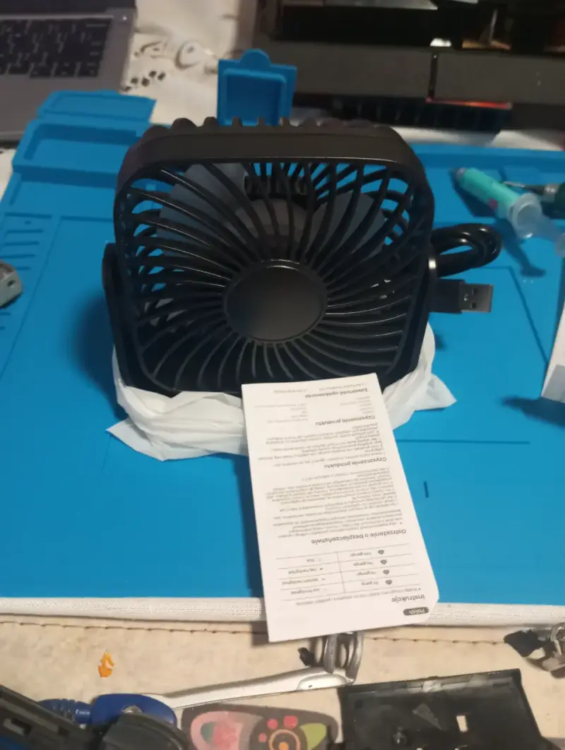 Ventilador portátil USB TOPK con 3 velocidades - 3