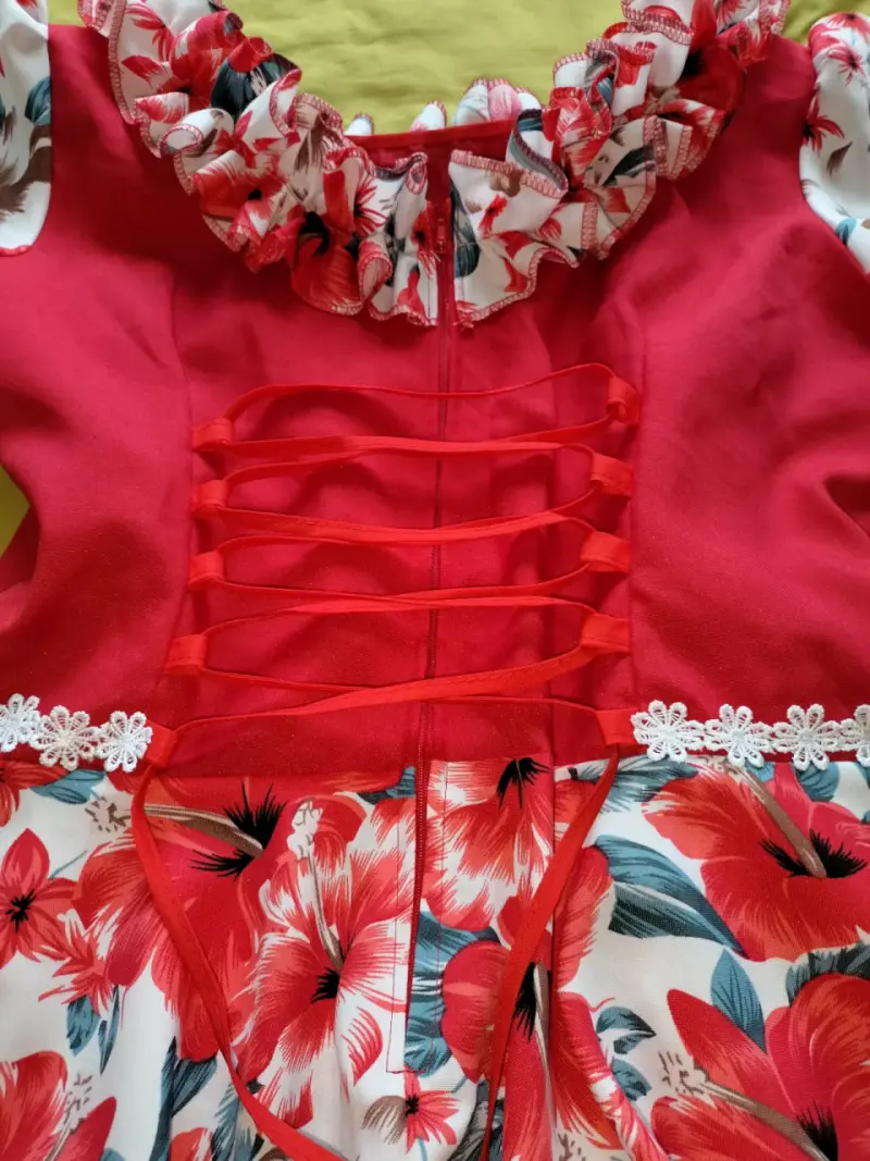 Vestido de cueca + pañuelo - 3