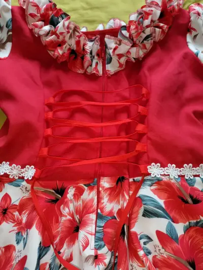 Vestido de cueca + pañuelo - miniatura 3