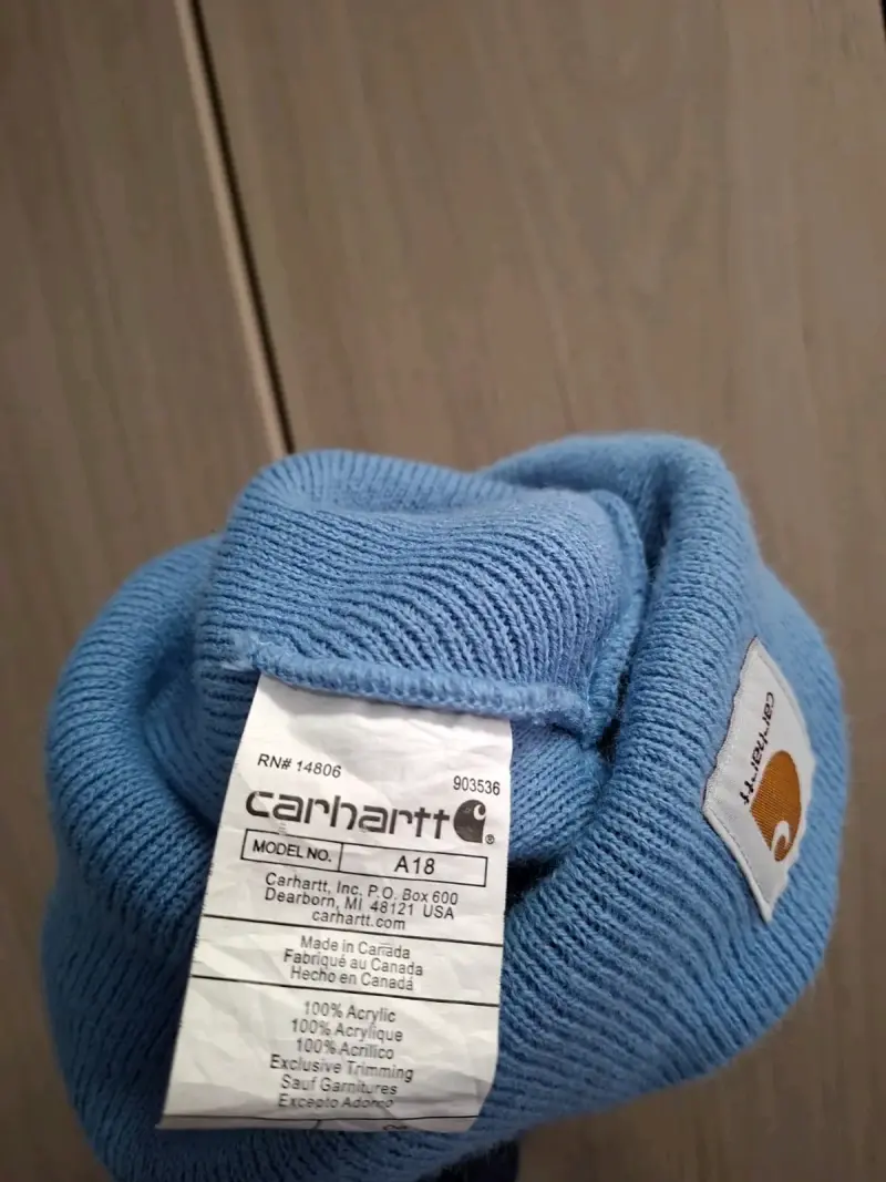 Gorro de lana azul Carhartt A18 - 3