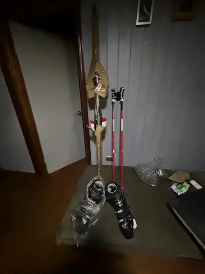 Botas de esquí Head con bastones incluidos - miniatura 1