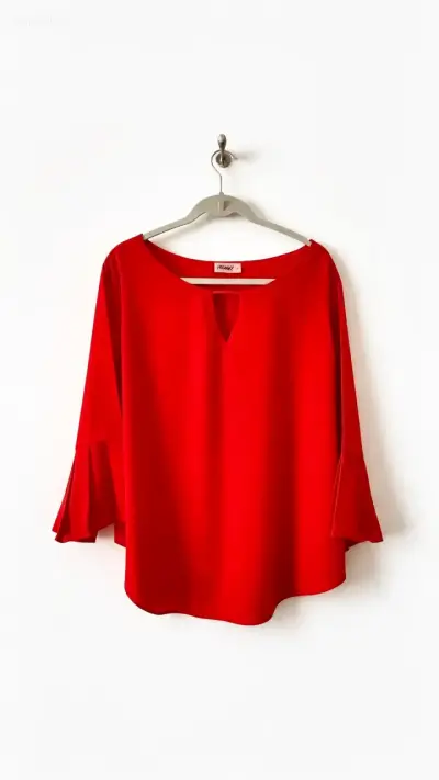 Blusa roja - miniatura 1