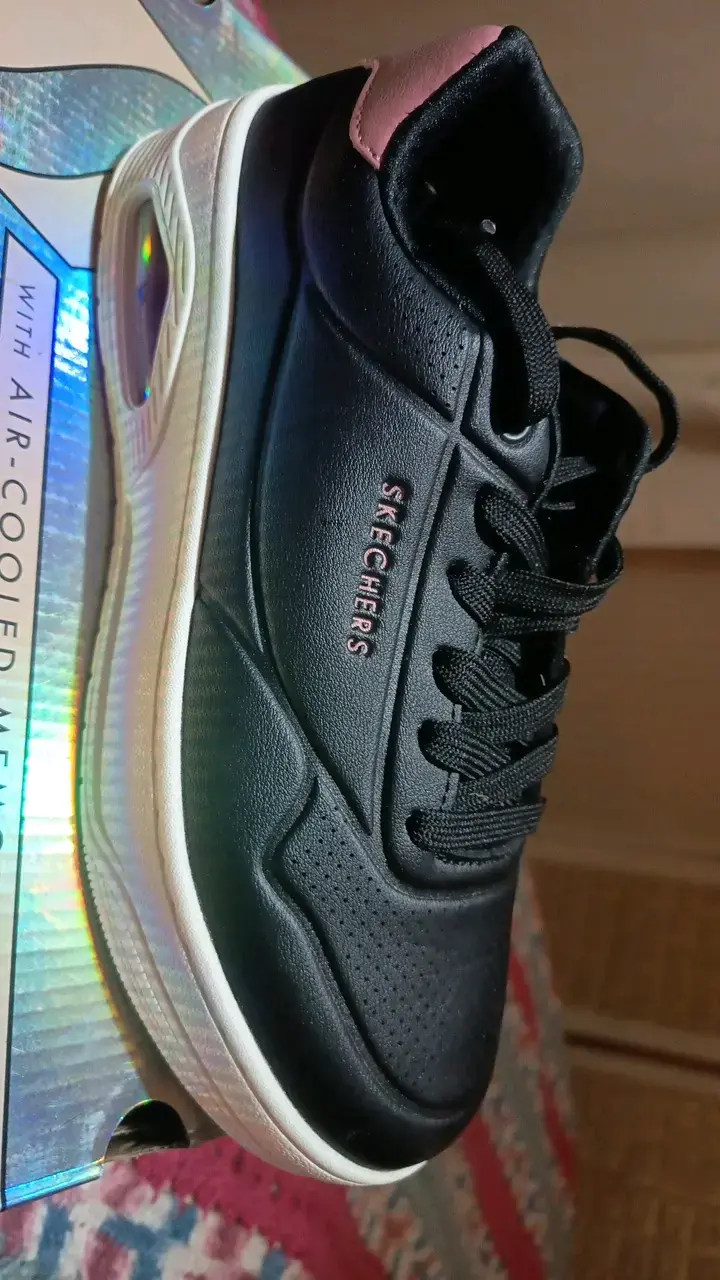 Zapatillas Skechers Street negras con espuma de memoria - 2