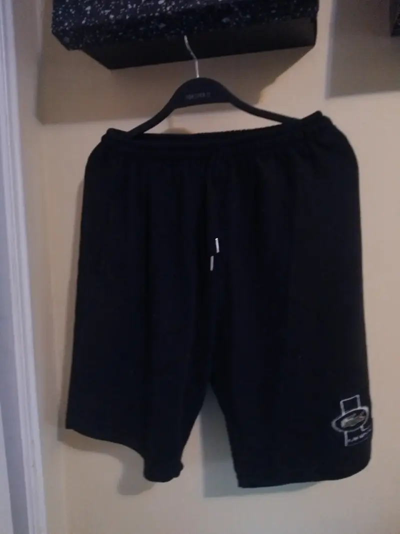 Shorts deportivos La coste negros para hombre - 1