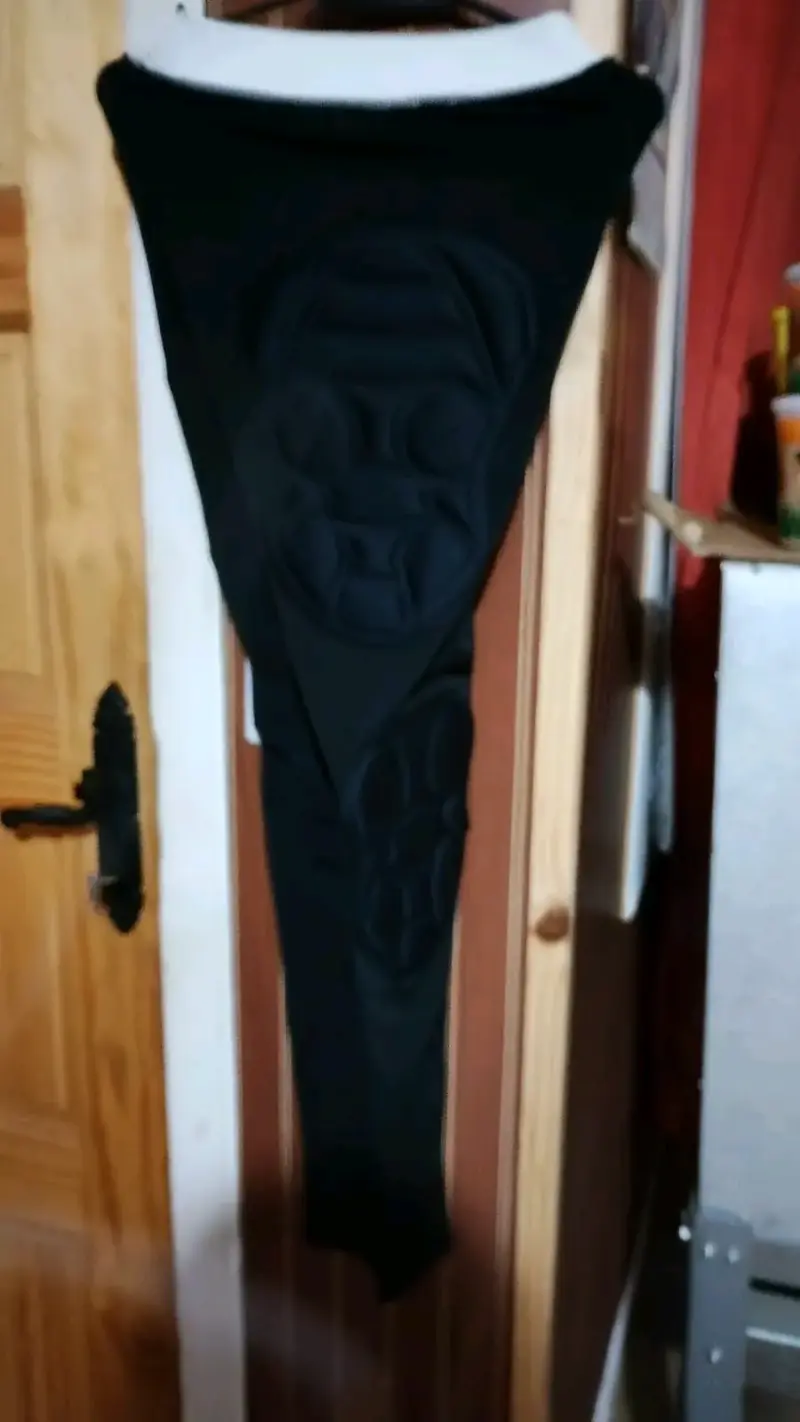 Pantalones de ciclismo con acolchado negro