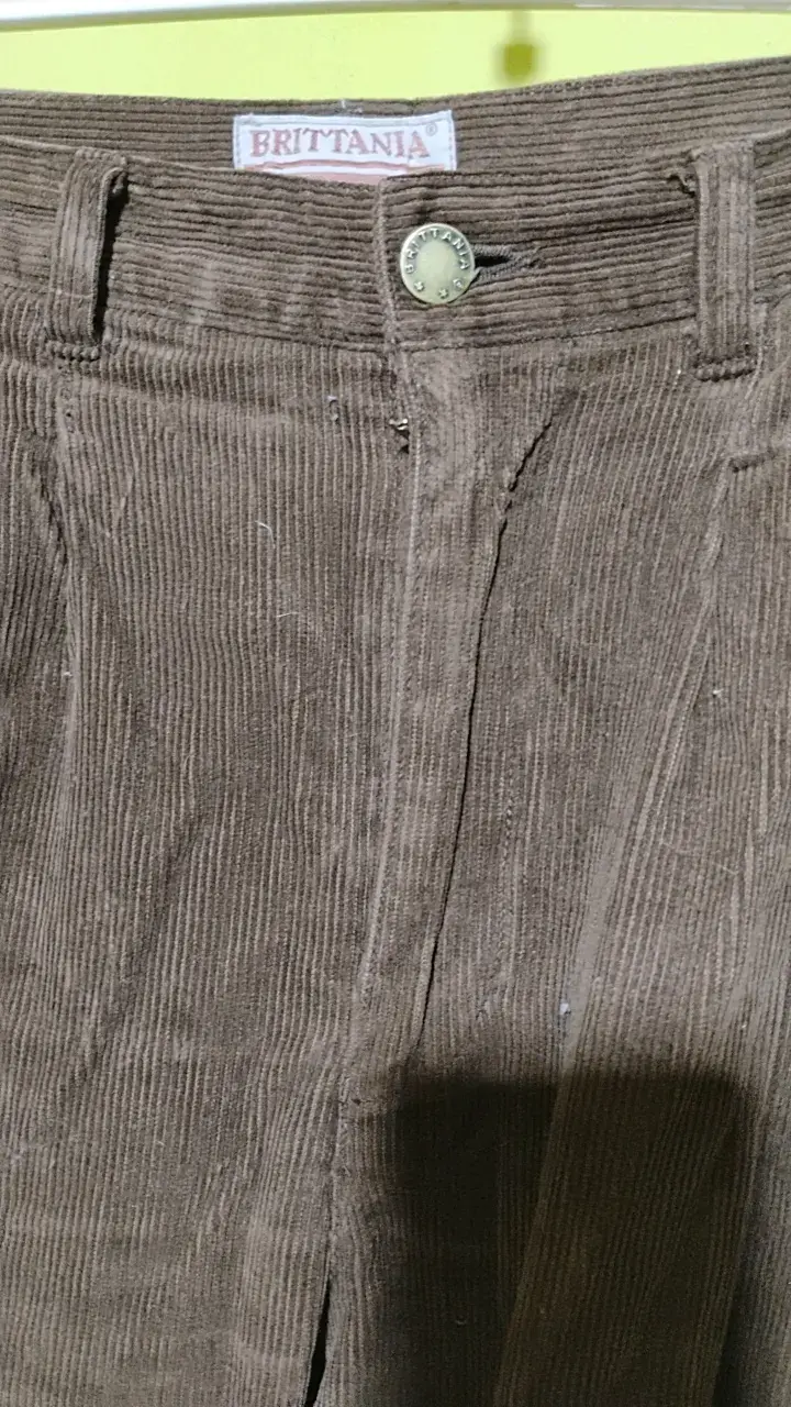 Pantalones de pana marrón Brittania - 2