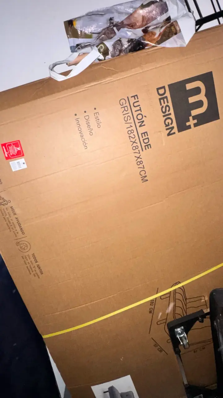 Futón M+Design Ede Gris 182x87 cm NEGOCIABLE - 3