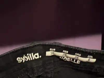 Pantalones cargo negros Sybilla para mujer - miniatura 2