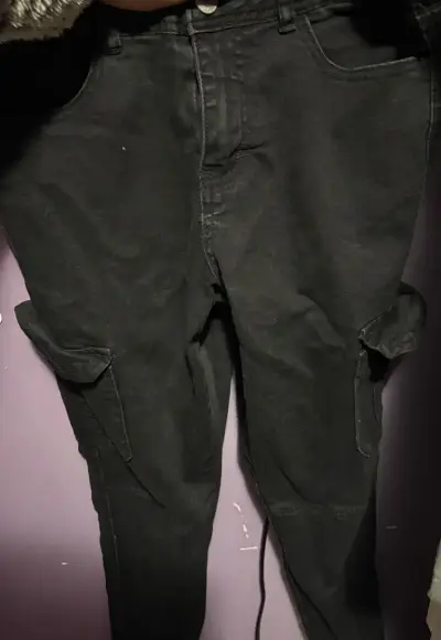 Pantalones cargo negros Sybilla para mujer - miniatura 3
