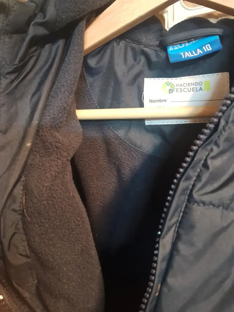 Parka gruesa negra para niño talla 10 - 3