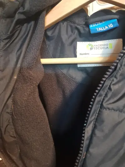 Parka gruesa negra para niño talla 10 - miniatura 3