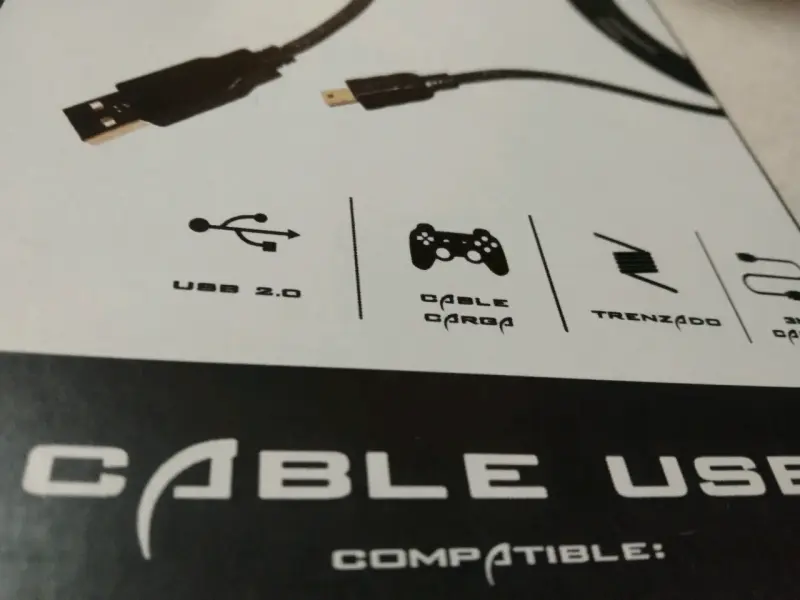 Cable USB 3m para PS3 - 2