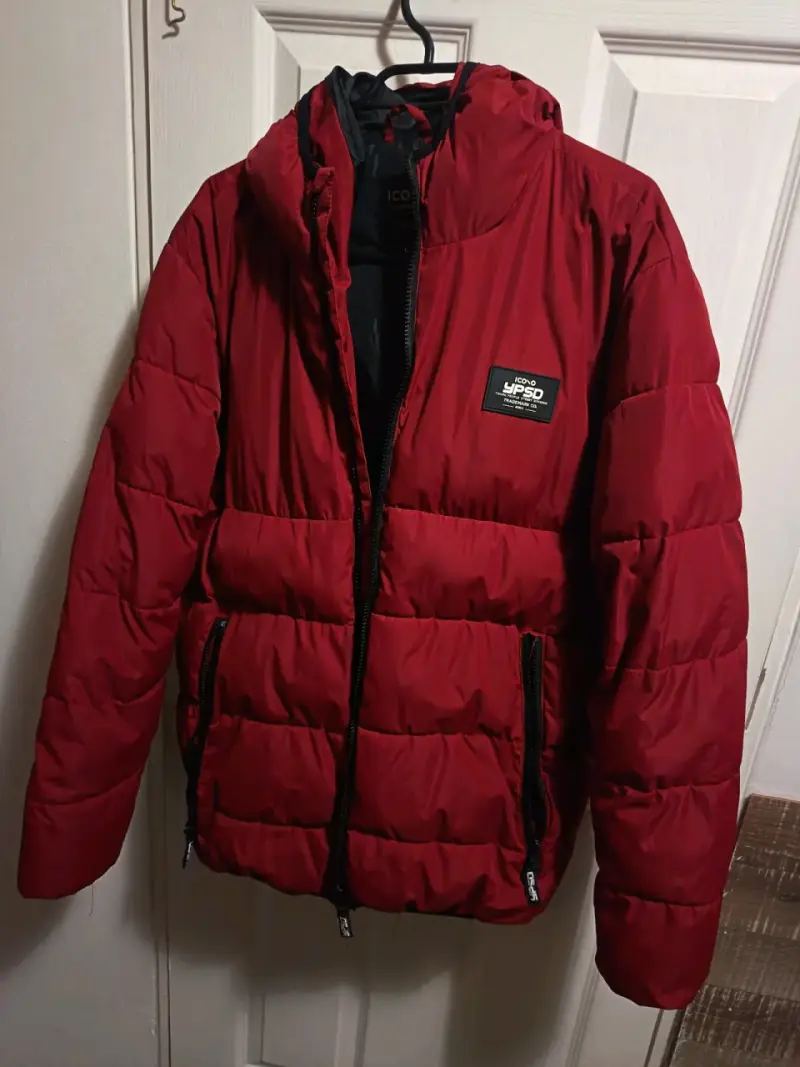 Chaqueta acolchada roja para hombre - 2