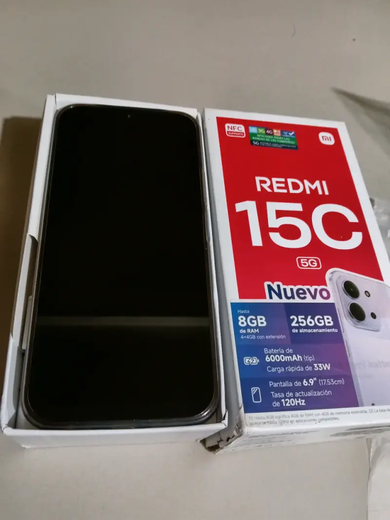 Smartphone Xiaomi Redmi 15C 5G 256GB Nuevo - 2