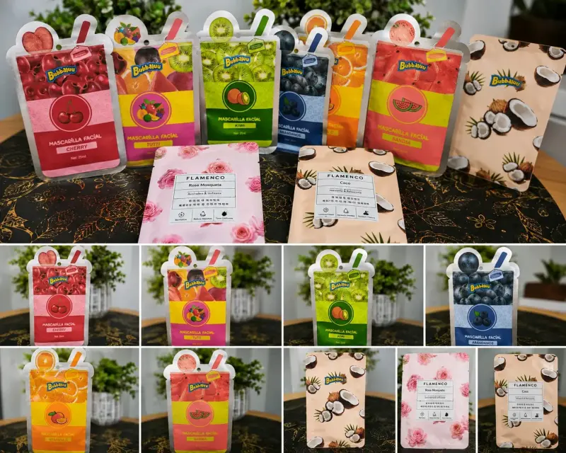 Set de Mascarillas Faciales Bubbalu y Flamenco