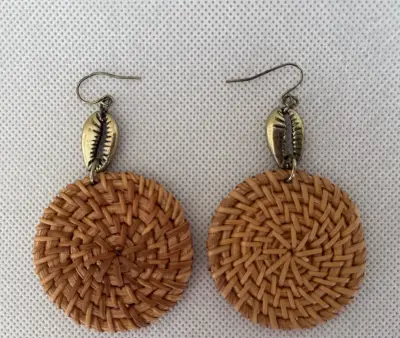Aros de rafia Tatienne - miniatura 1