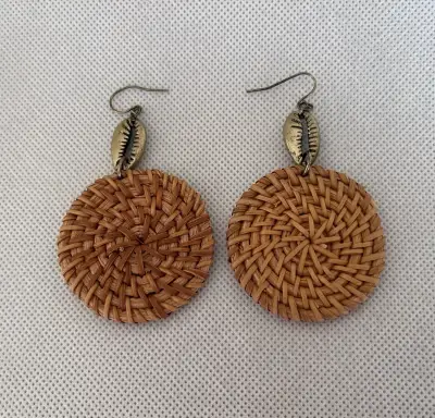 Aros de rafia Tatienne - miniatura 2