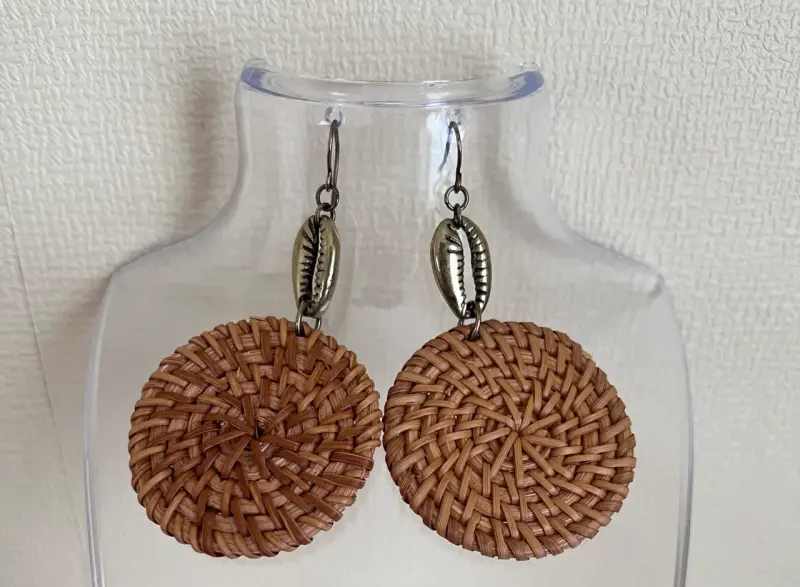 Aros de rafia Tatienne - 3
