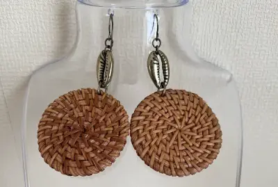 Aros de rafia Tatienne - miniatura 4