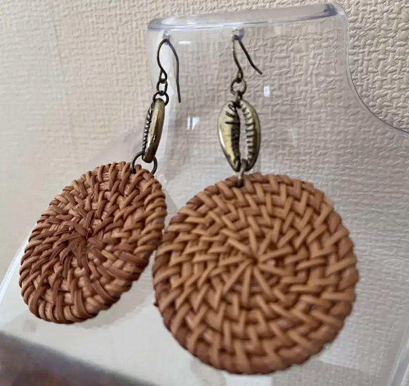 Aros de rafia Tatienne - 6