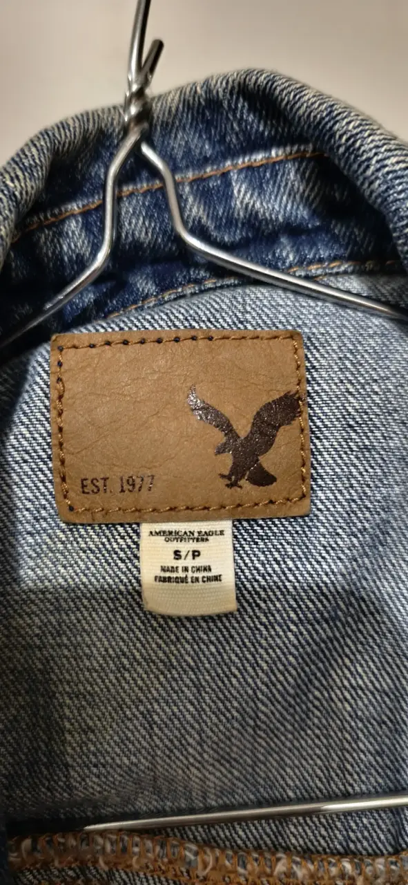 Chaleco de mezclilla sin mangas American Eagle - 2