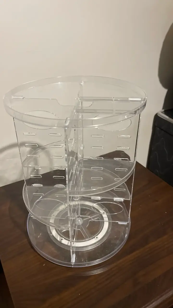 Organizador giratorio de maquillaje ajustable - 2