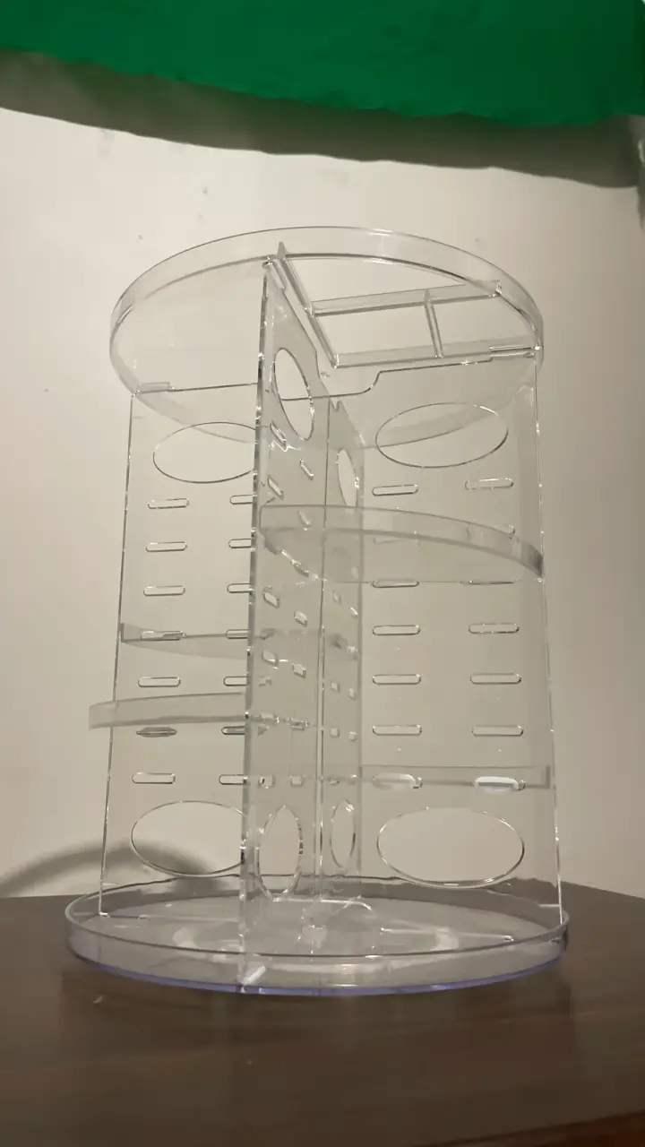 Organizador giratorio de maquillaje ajustable - 3