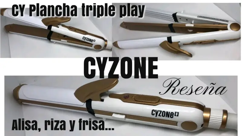 Plancha de Pelo Multifuncional Cyzone Dorada - 6