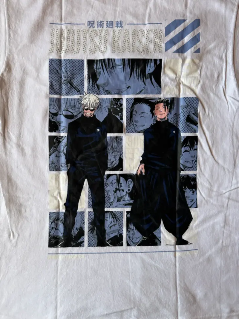 Polera Anime Jujutsu Kaisen Blanca - 4
