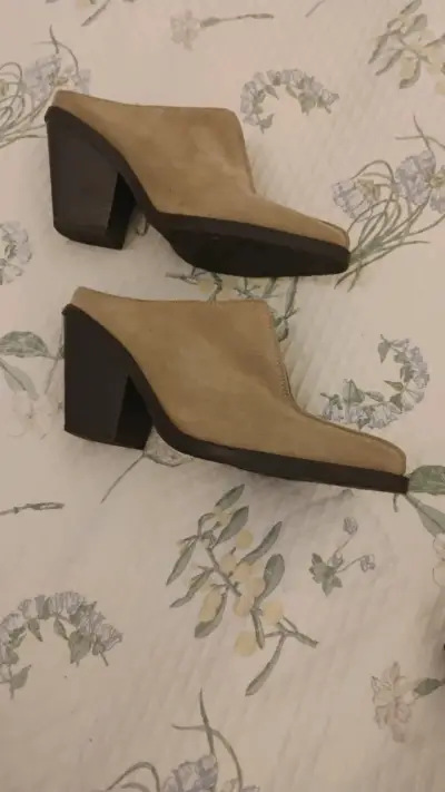 Zapatos de tacón beige C/Moran - miniatura 3